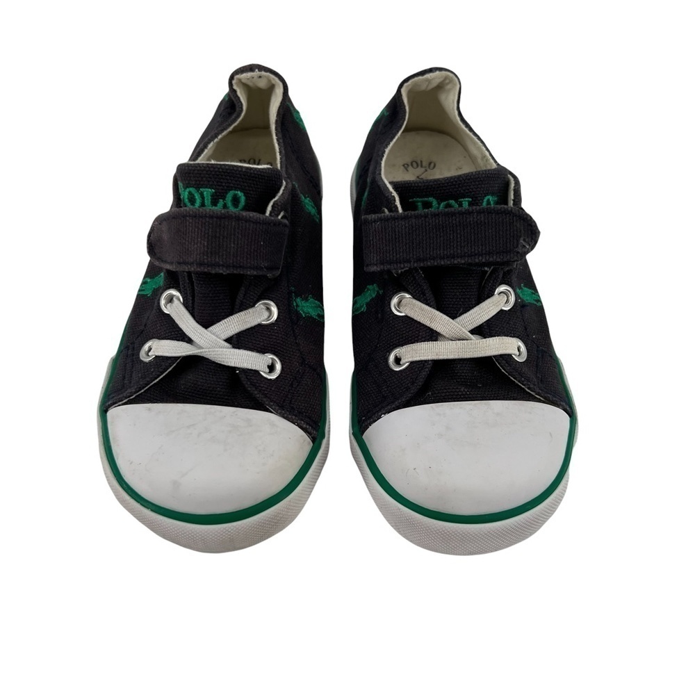 Polo Ralph Lauren Blue Bal Harbour Captoe Repeat Sneakers Size 6 Boy’s
